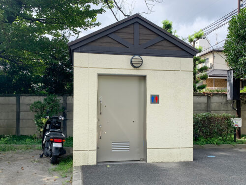 碑文谷五丁目児童遊園・公衆トイレ外観